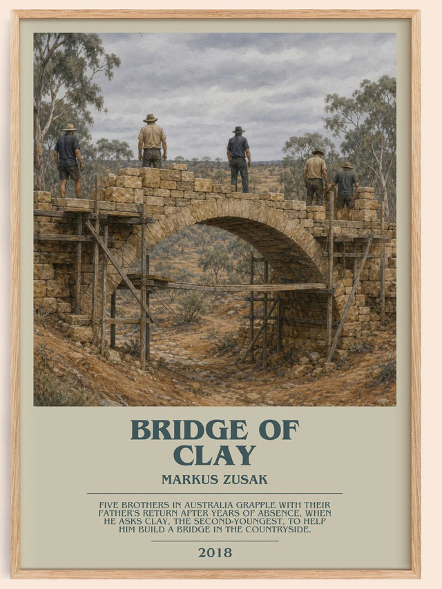 Bridge Of Clay Bookish Wall Art by Markus Zusak