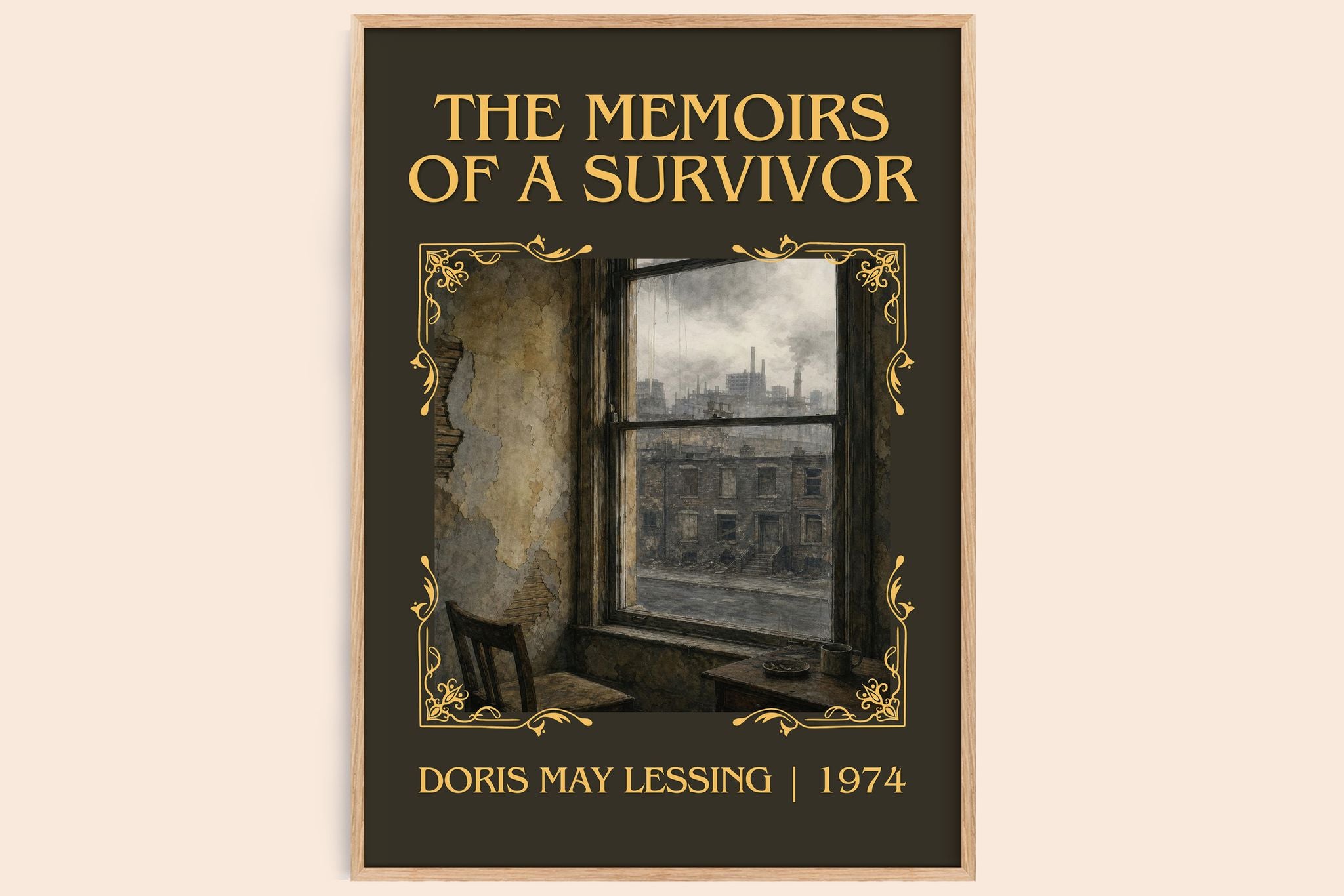 The Memoirs of a Survivor Classic Book Art Print by Doris May Lessing