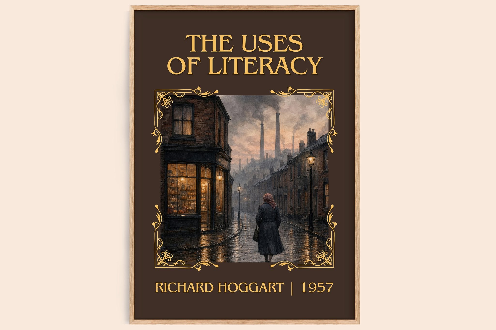The Uses of Literacy Classic Book Art Print by Richard Hoggart