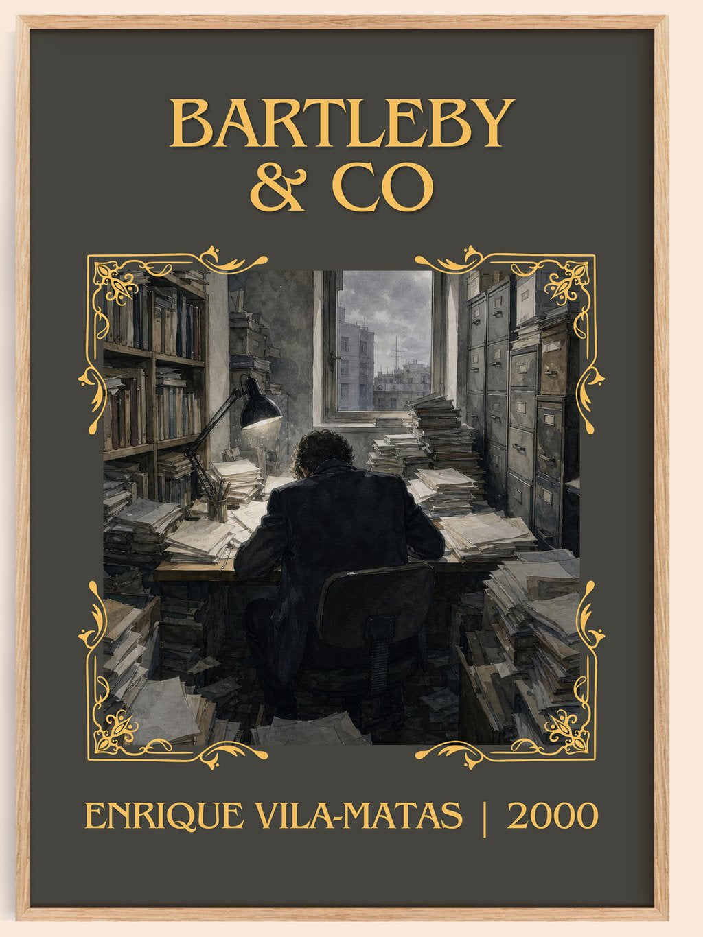 Bartleby & Co Classic Book Art Print by Enrique Vila-Matas – book poster
