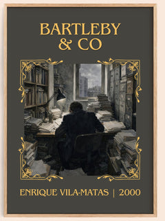 Bartleby & Co Classic Book Art Print by Enrique Vila-Matas – book poster