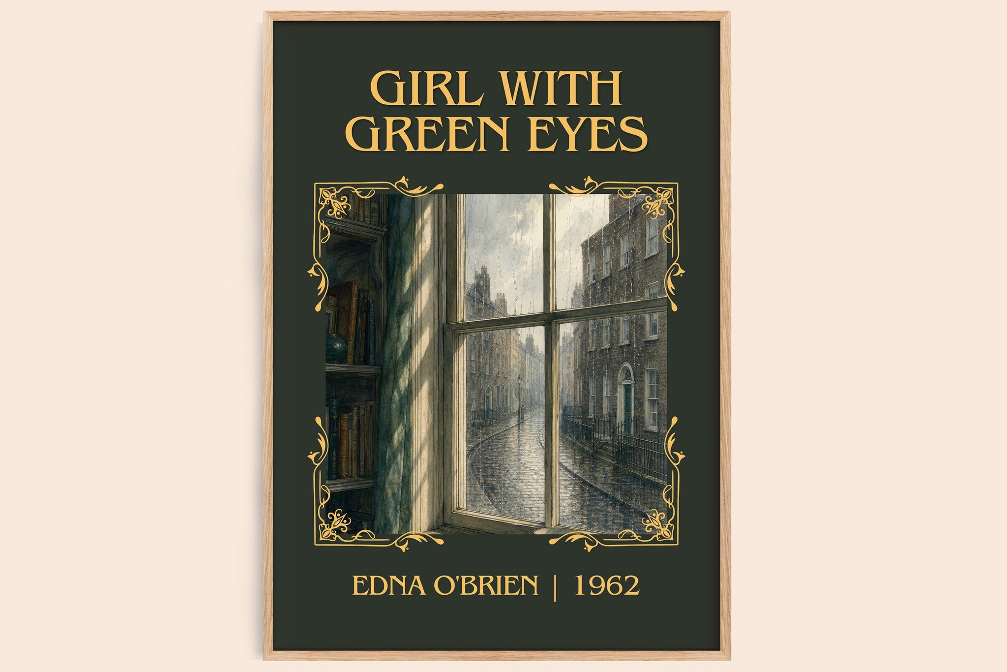 Girl With Green Eyes Classic Book Art Print by Edna O'Brien