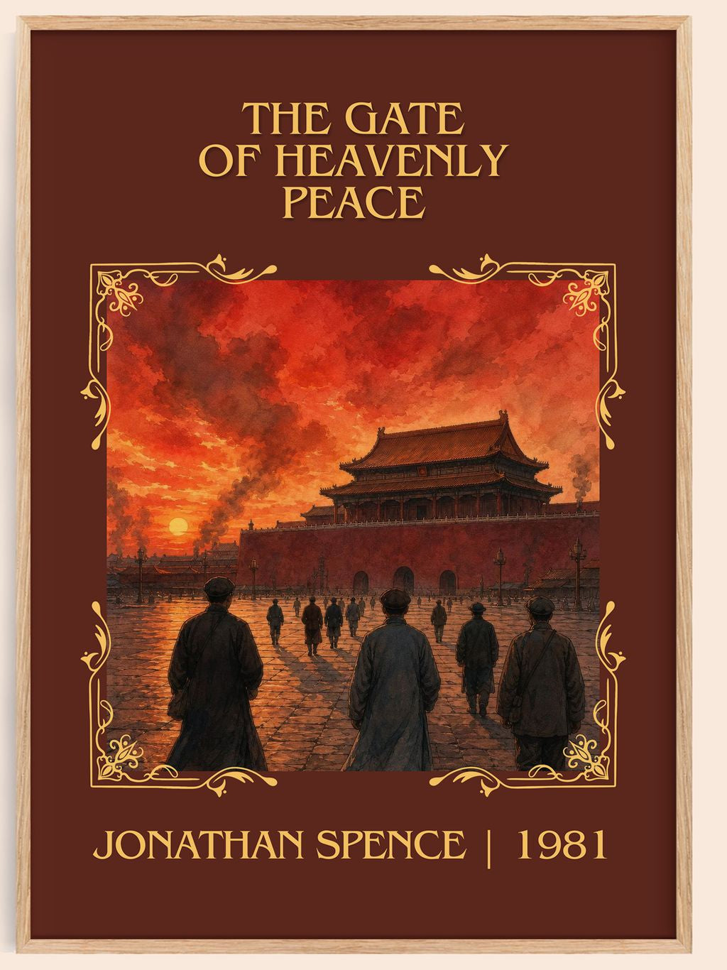 The Gate of Heavenly Peace Classic Book Art Print by Jonathan Spence – book poster