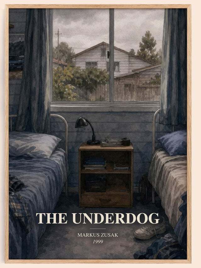 The Underdog Book Watercolour Illustration by Markus Zusak