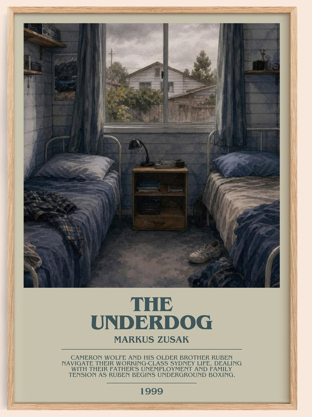 The Underdog Bookish Wall Art by Markus Zusak