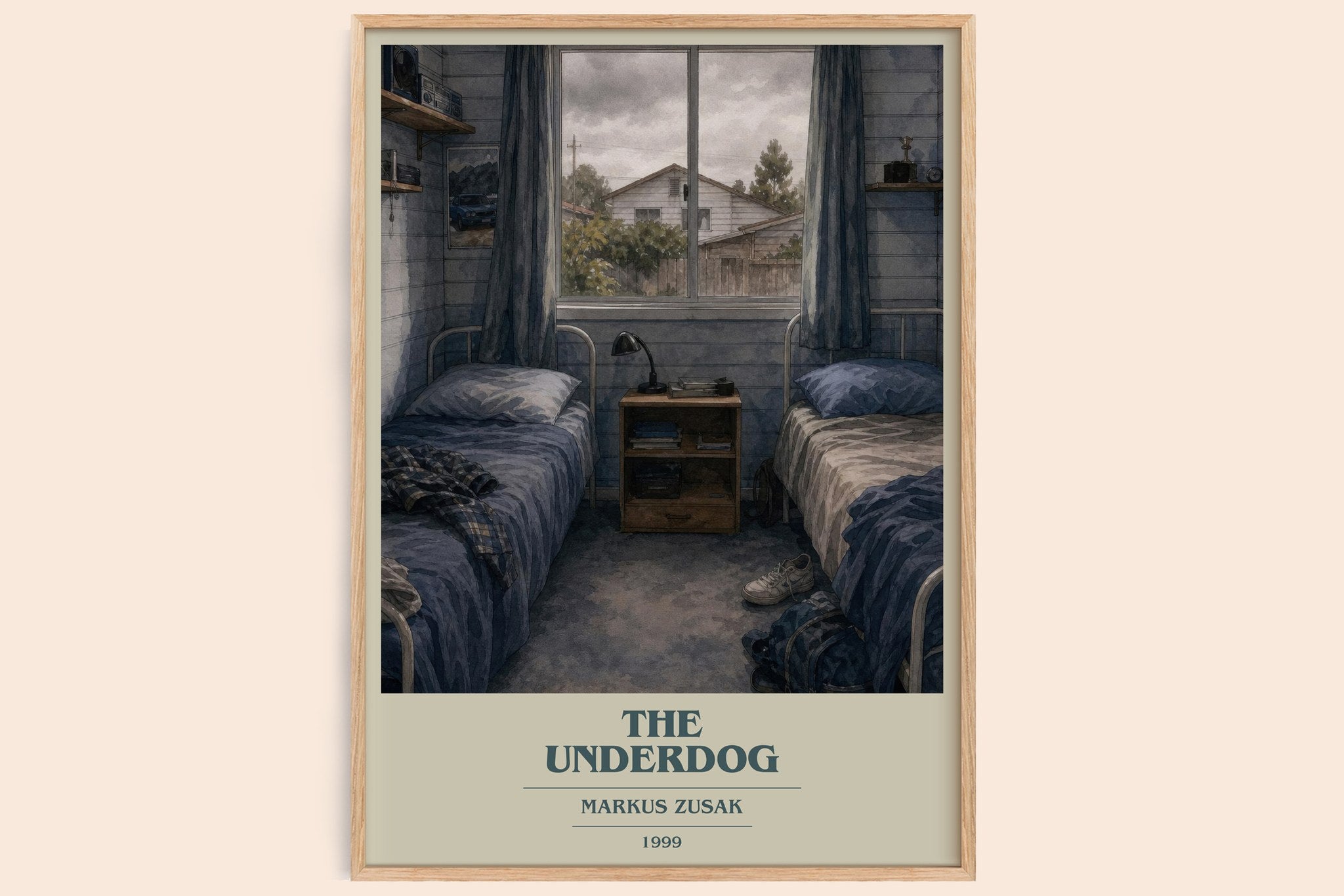 The Underdog Book Cover Poster by Markus Zusak