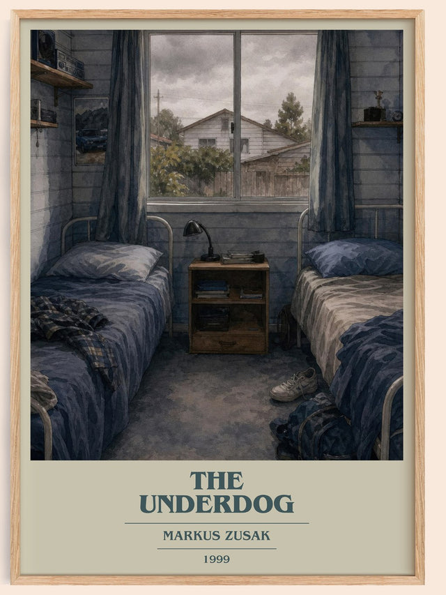 The Underdog Book Cover Poster by Markus Zusak