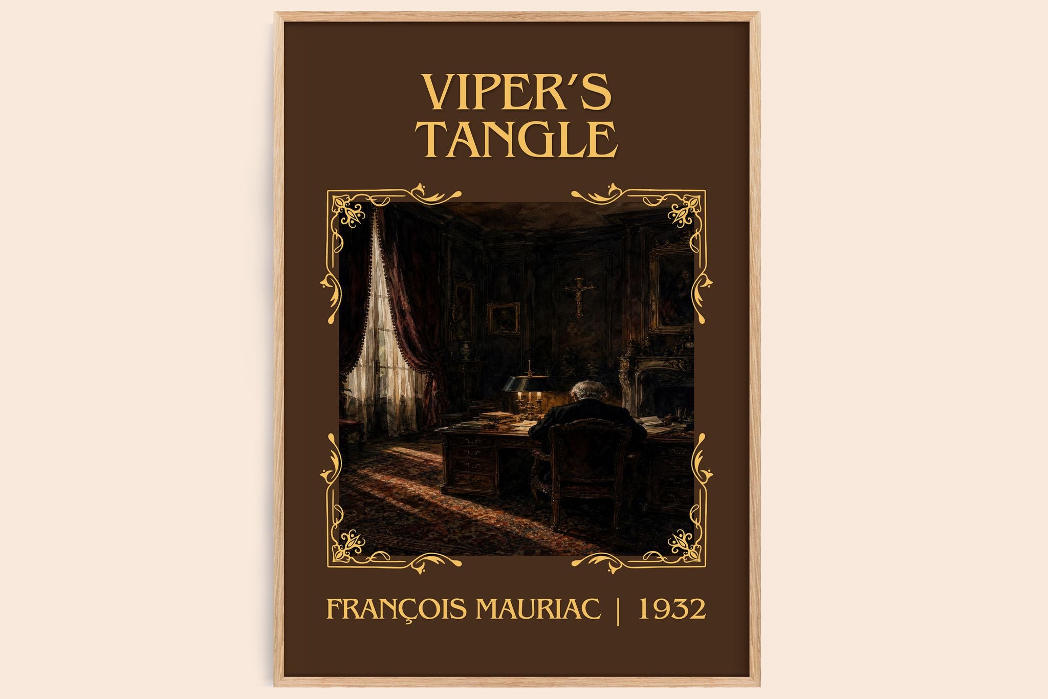 Viper’s Tangle Classic Book Art Print by François Mauriac