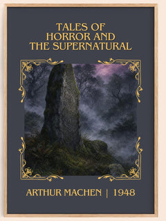 Tales Of Horror And The Supernatural Classic Book Art Print by Arthur Machen – book poster