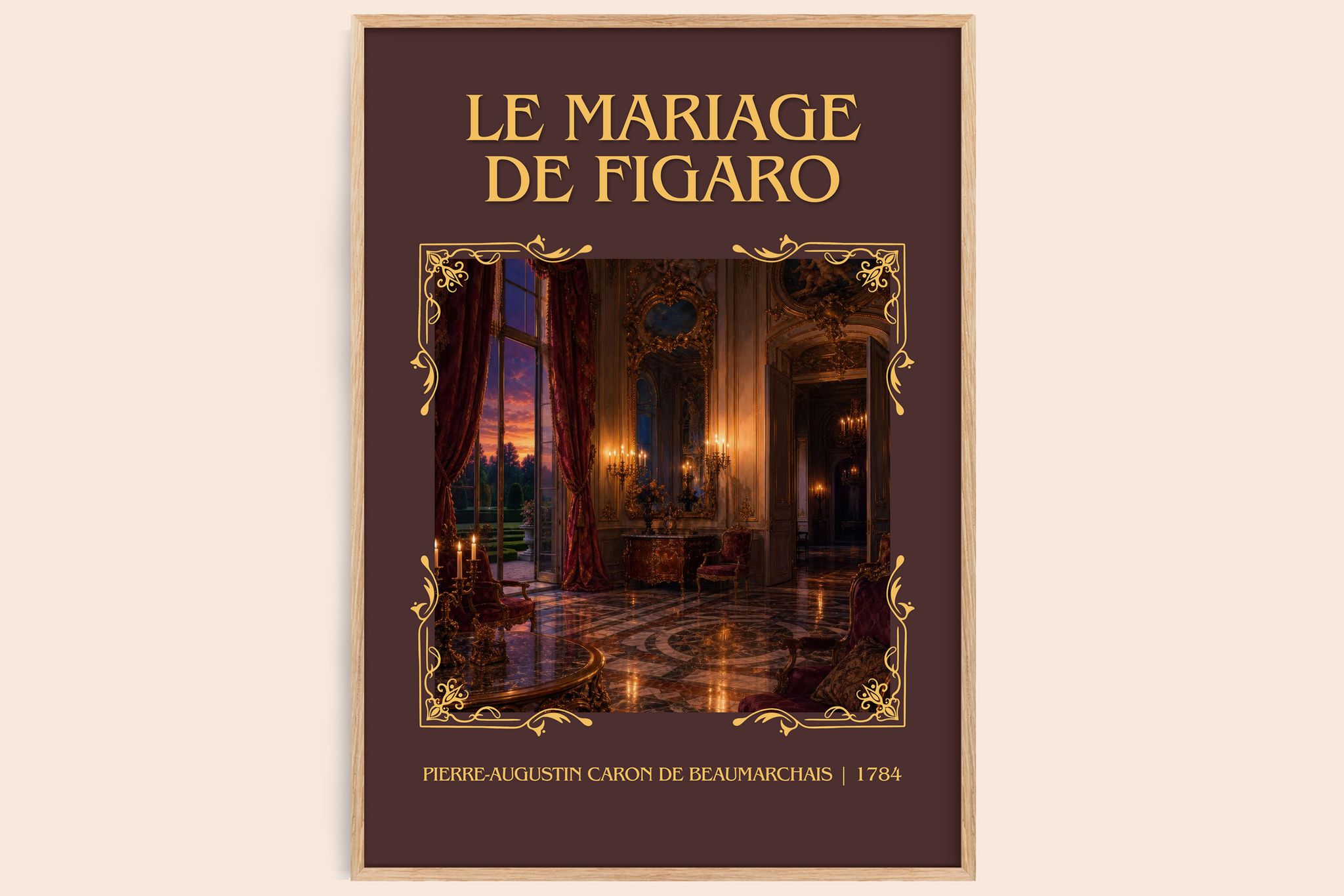 Le Mariage De Figaro Classic Book Art Print by P. Beaumarchais