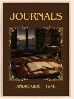 Journals Classic Book Art Print by André Gide – book poster