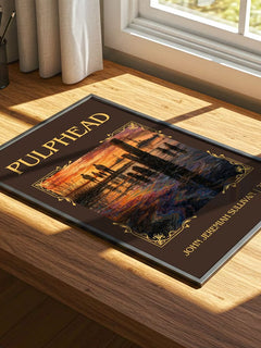 Pulphead Classic Book Art Print by John Jeremiah Sullivan – print on a sunlit desk