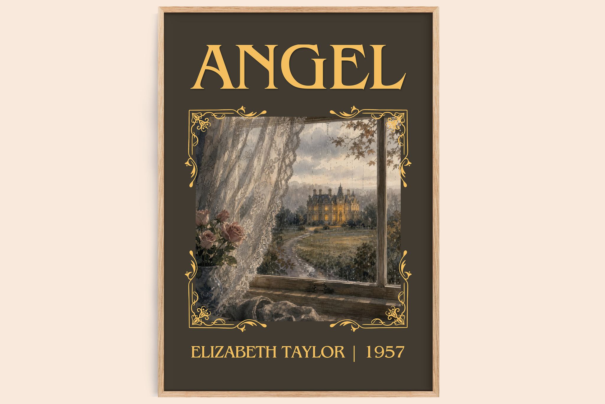 Angel Classic Book Art Print by Elizabeth Taylor