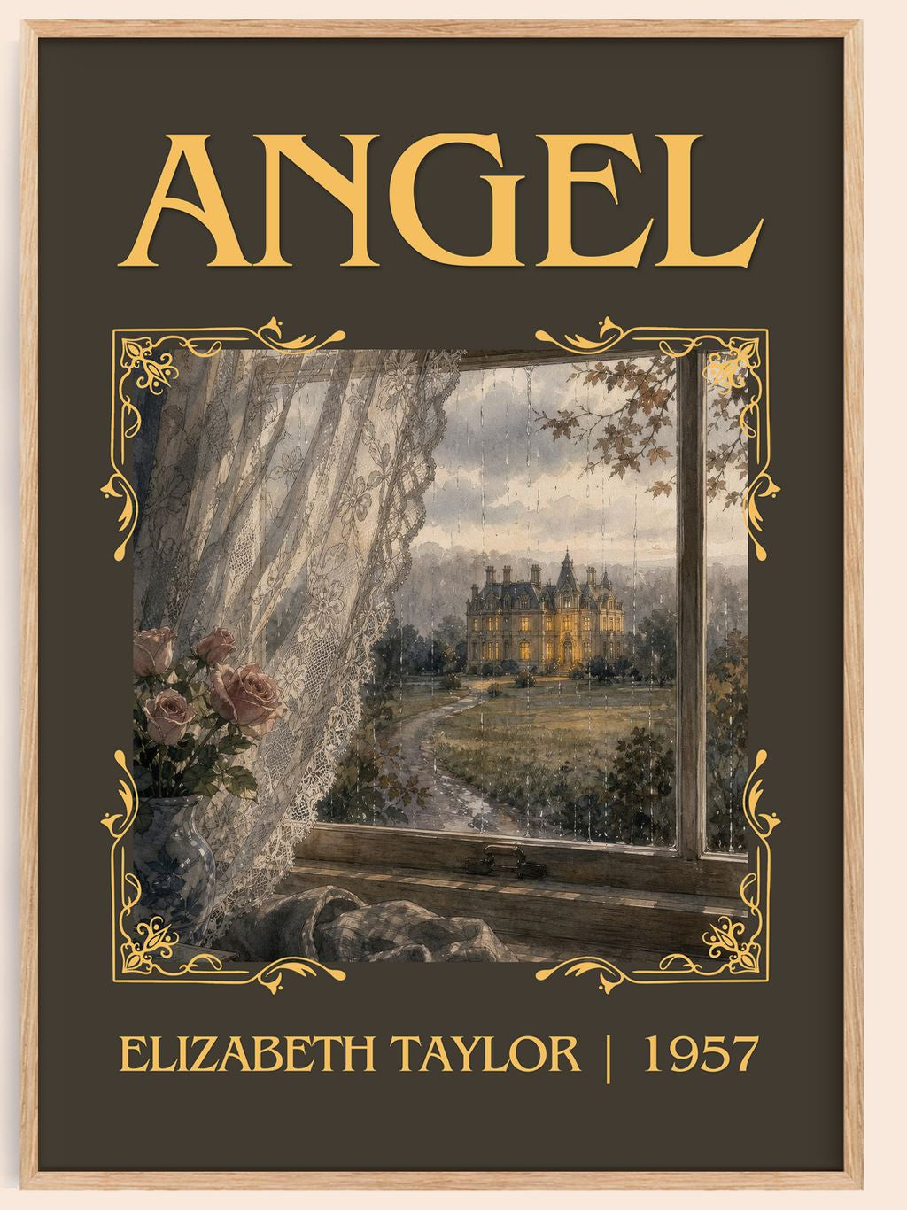 Angel Classic Book Art Print by Elizabeth Taylor – book poster