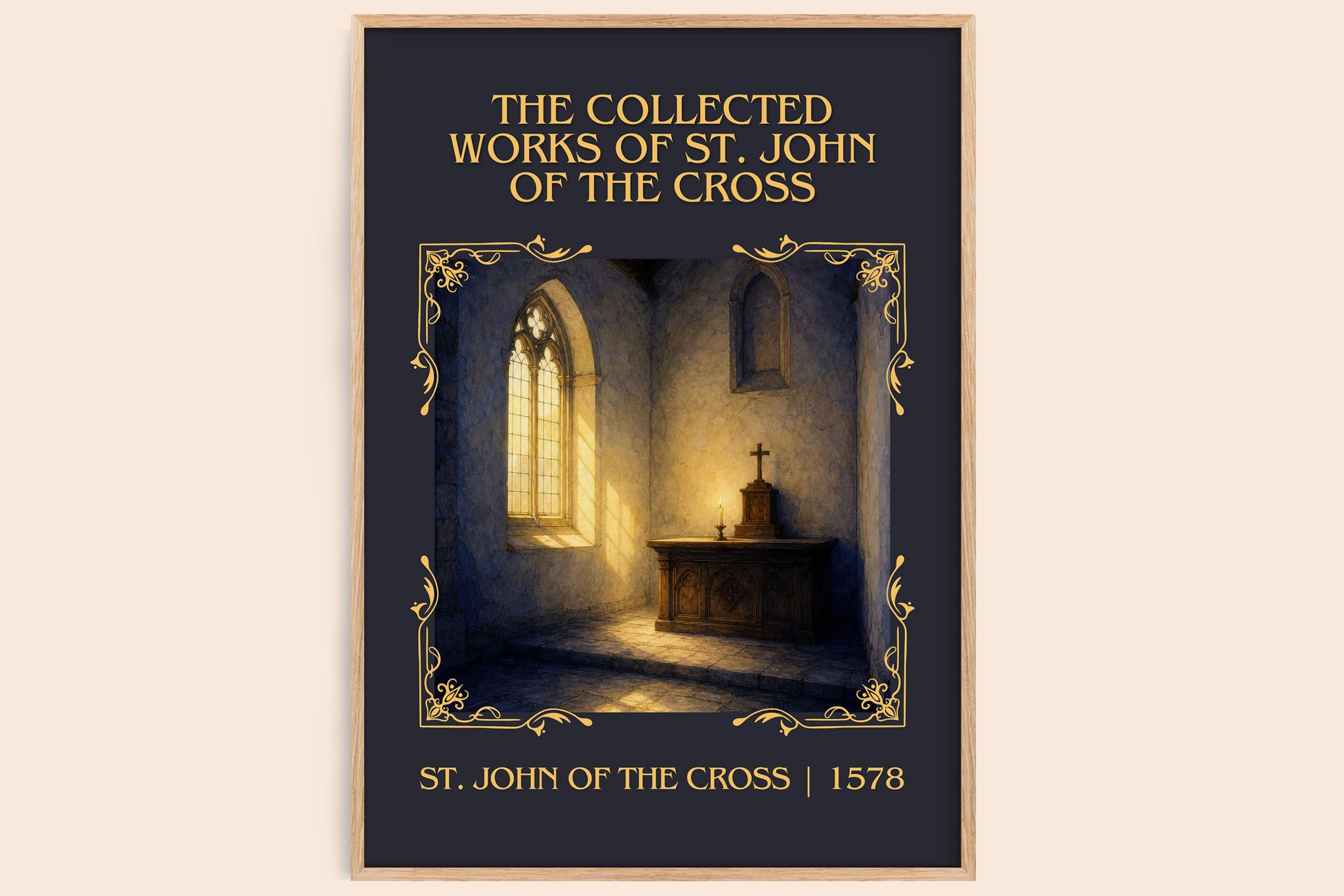 The Collected Works of St. John of the Cross Classic Book Art Print by St. John of the Cross