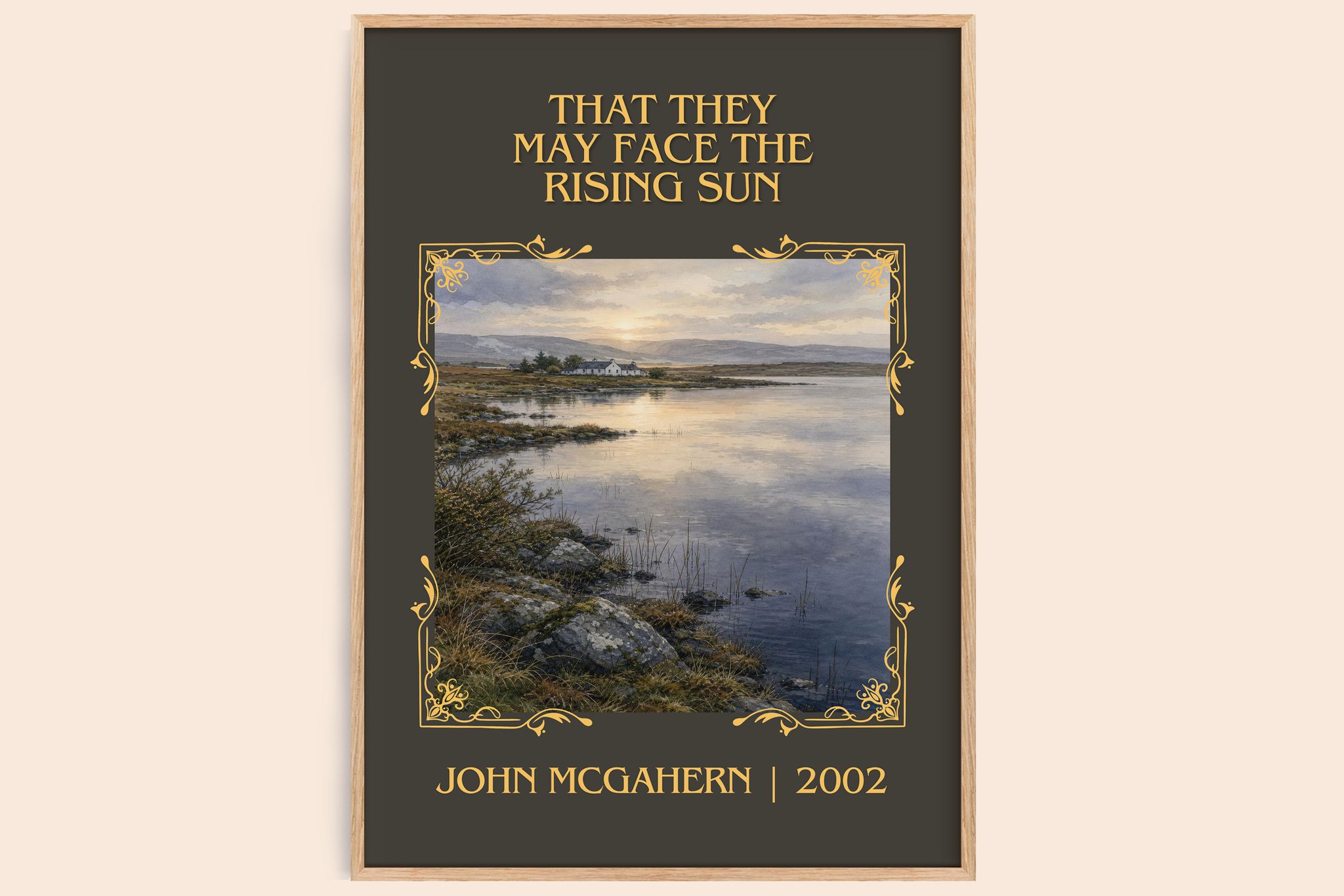 That They May Face the Rising Sun Classic Book Art Print by John McGahern
