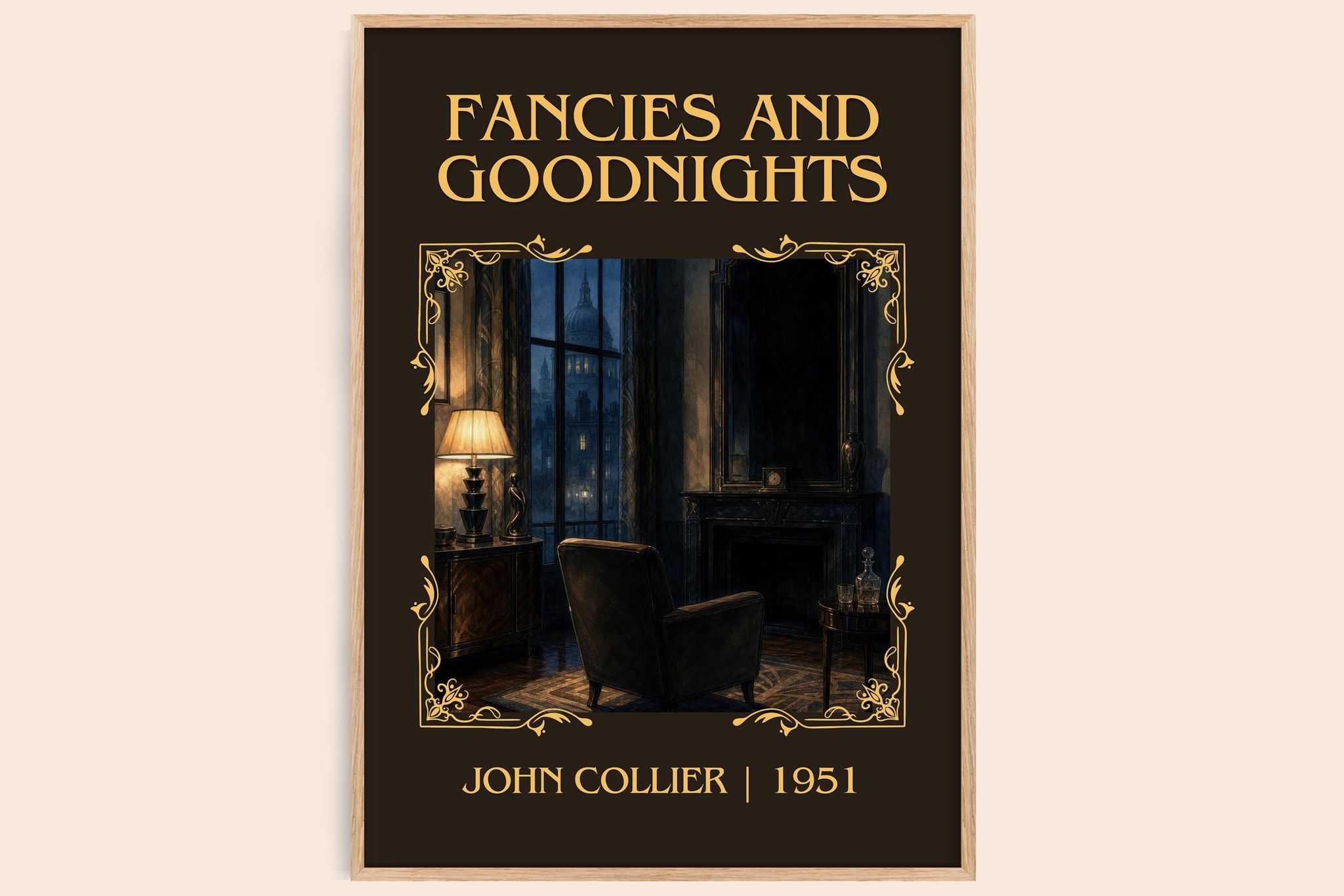 Fancies And Goodnights Classic Book Art Print by John Collier