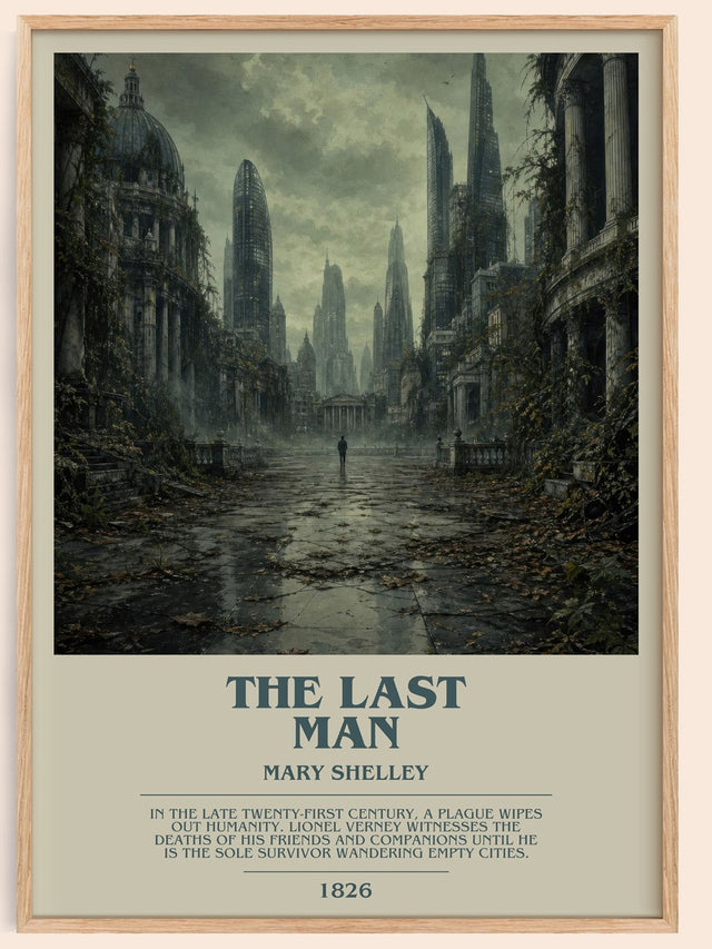 The Last Man Bookish Wall Art by Mary Shelley