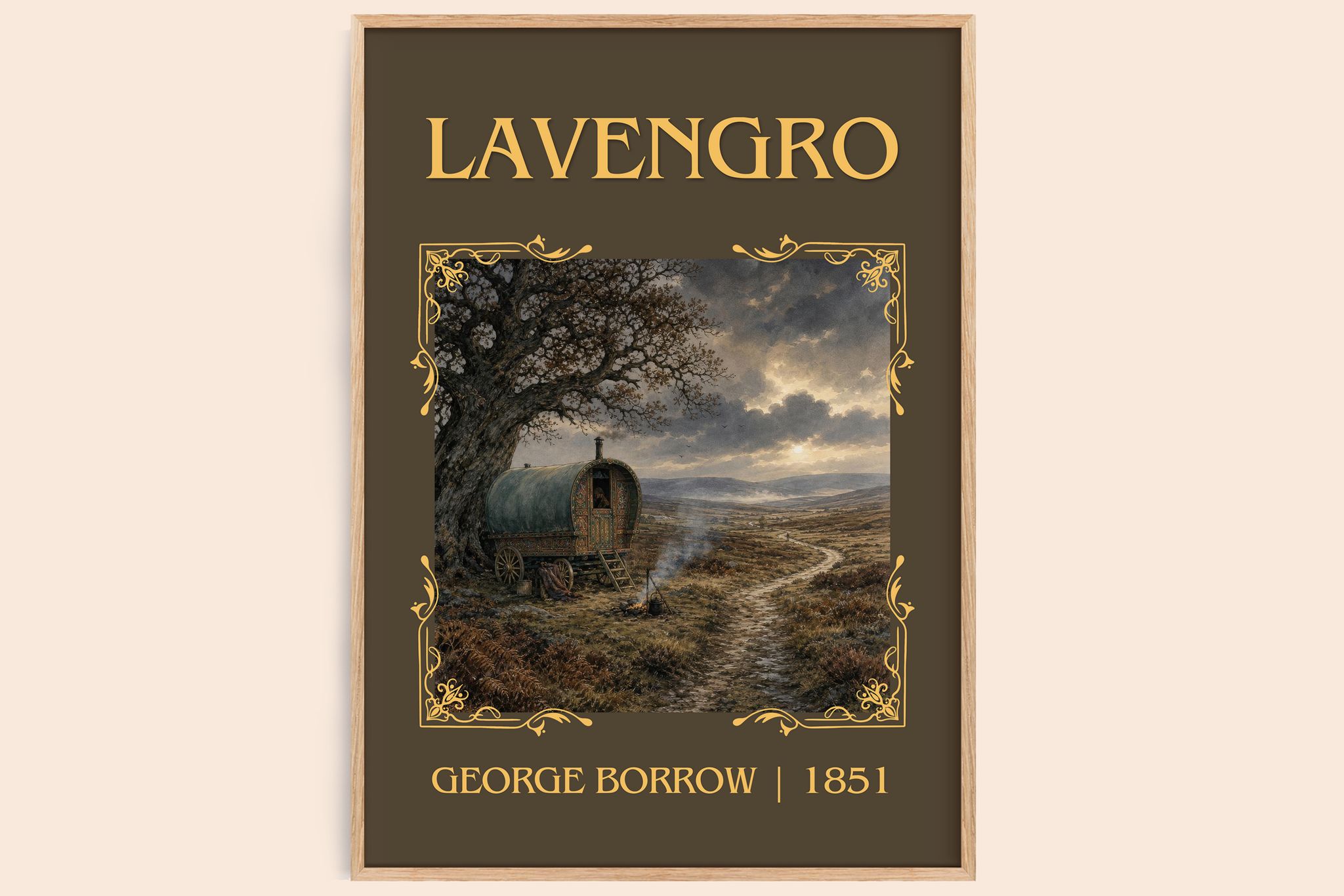 Lavengro Classic Book Art Print by George Borrow