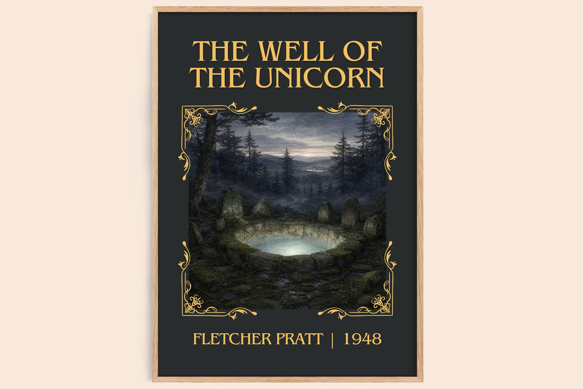 The Well Of The Unicorn Classic Book Art Print by Fletcher Pratt