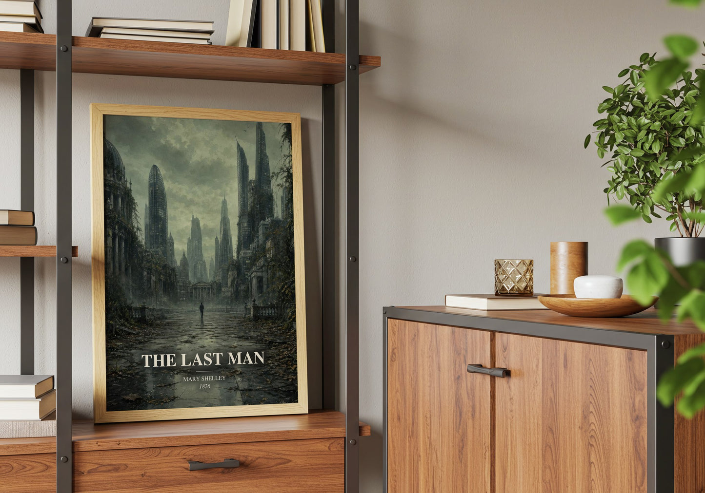 The Last Man book watercolour illustration paper finish options – matte satin gloss