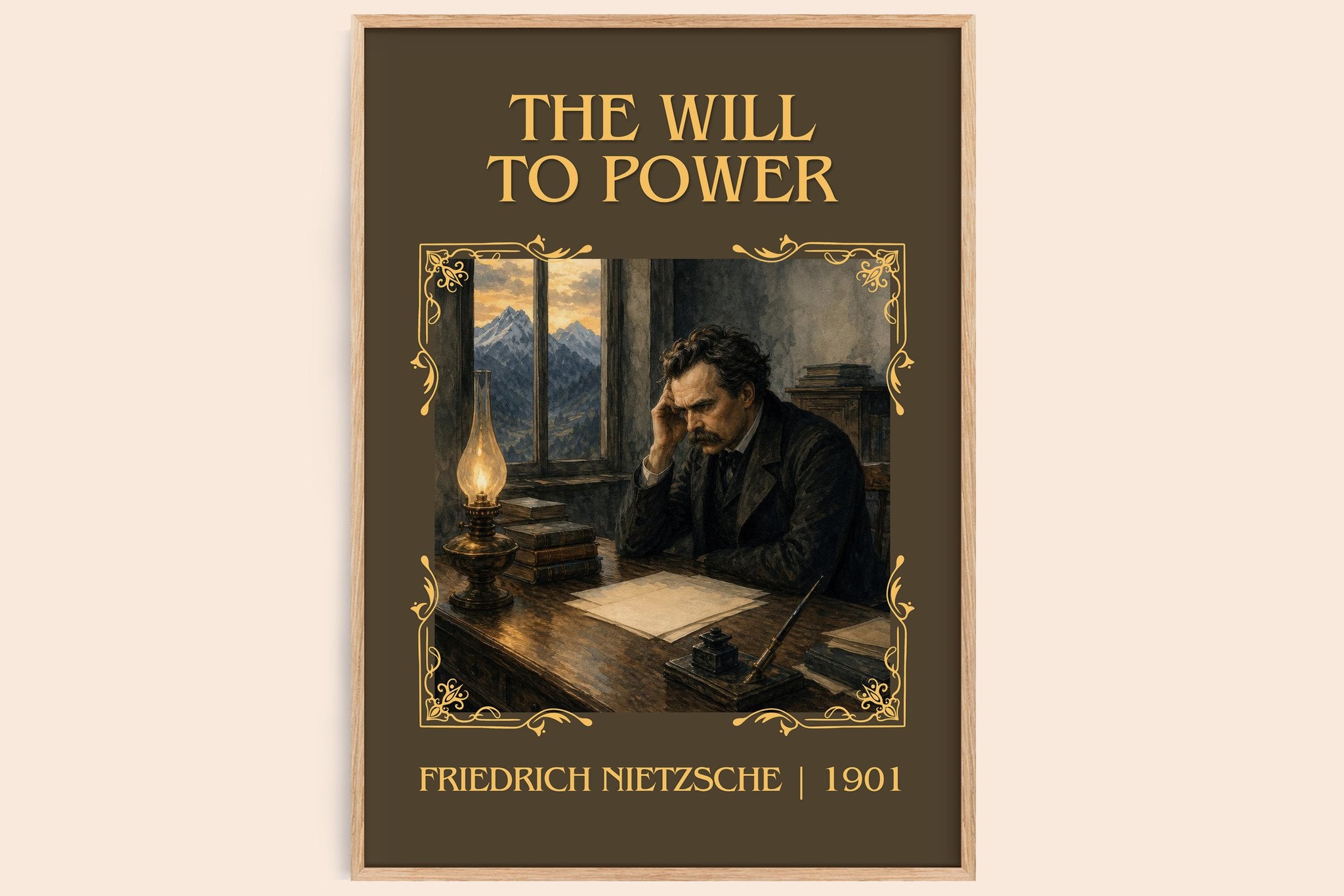 The Will To Power Classic Book Art Print by Friedrich Nietzsche