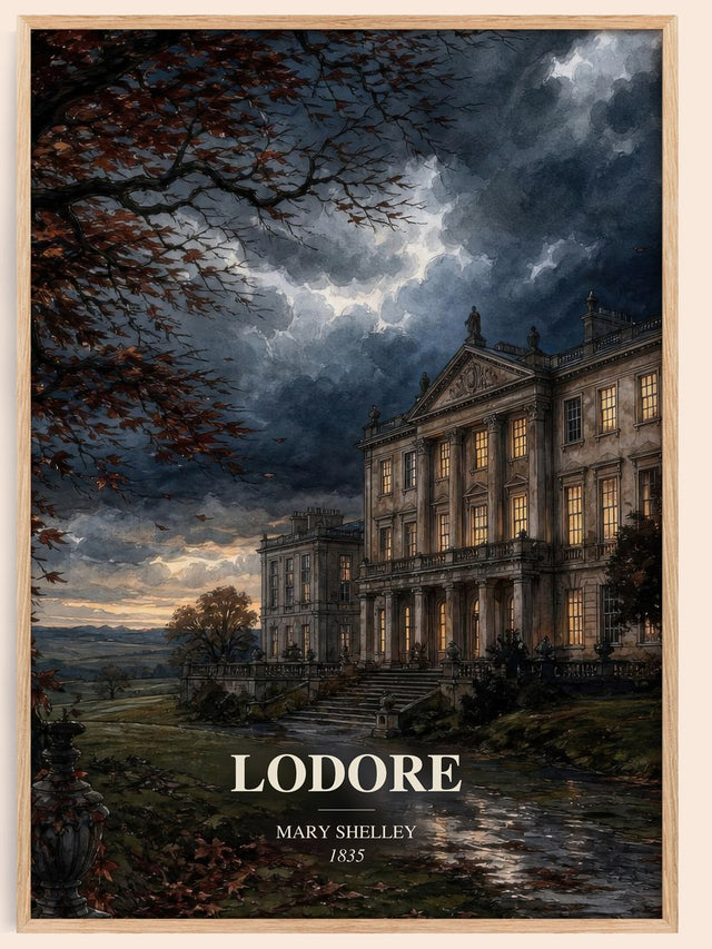 Lodore Book Watercolour Illustration by Mary Shelley