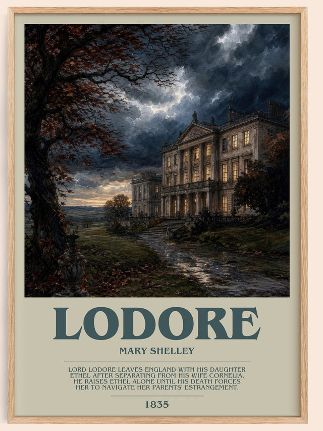 Lodore Bookish Wall Art by Mary Shelley
