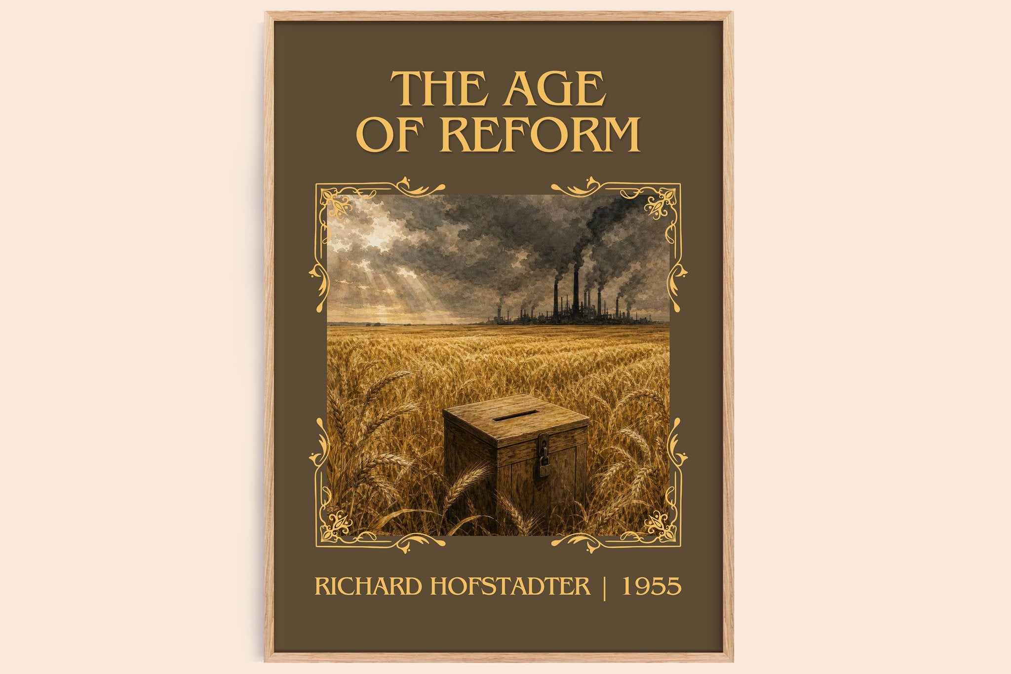 The Age of Reform Classic Book Art Print by Richard Hofstadter