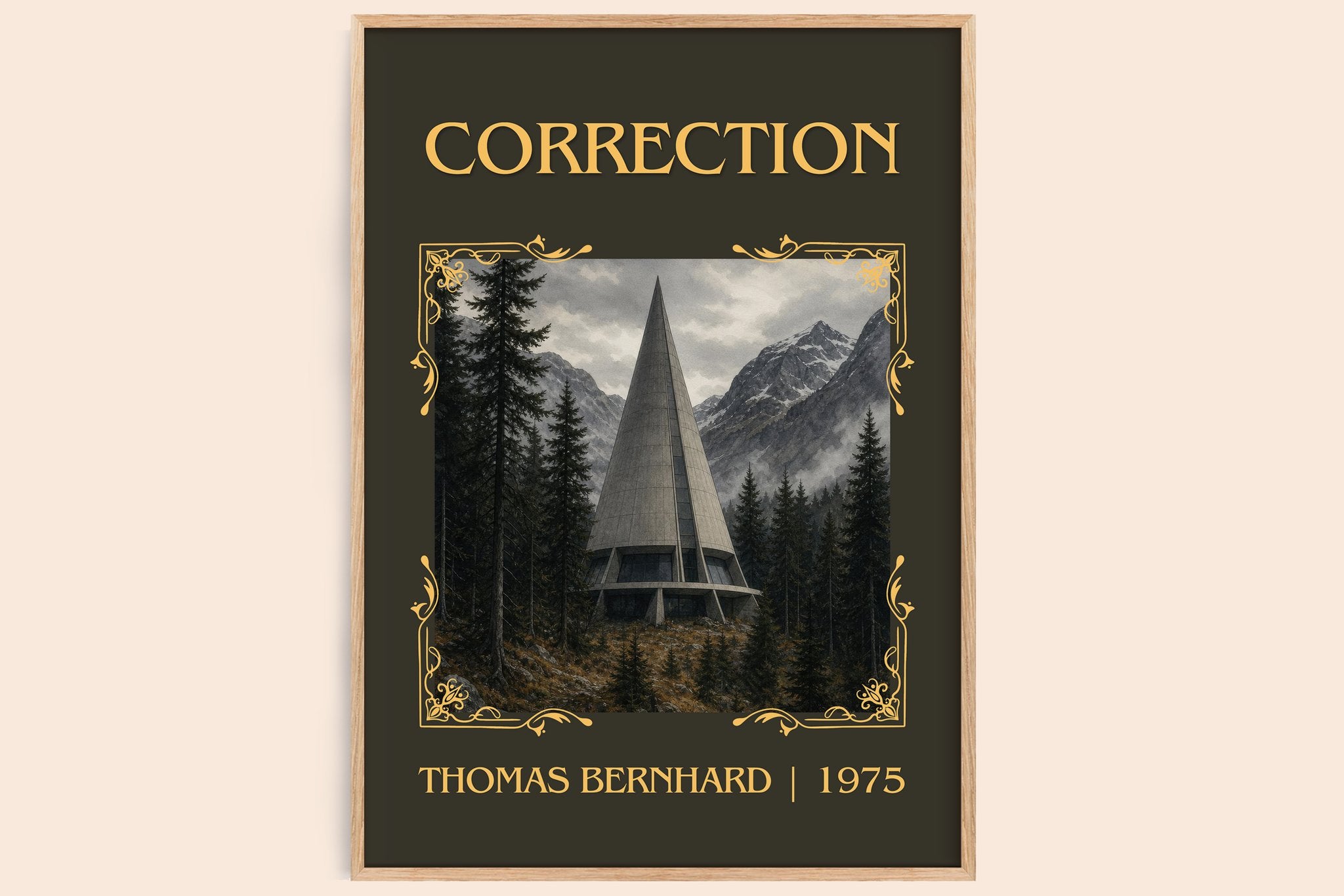 Correction Classic Book Art Print by Thomas Bernhard
