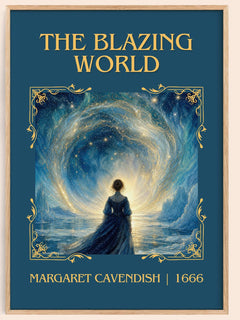 The Blazing World Classic Book Art Print by Margaret Cavendish – book poster