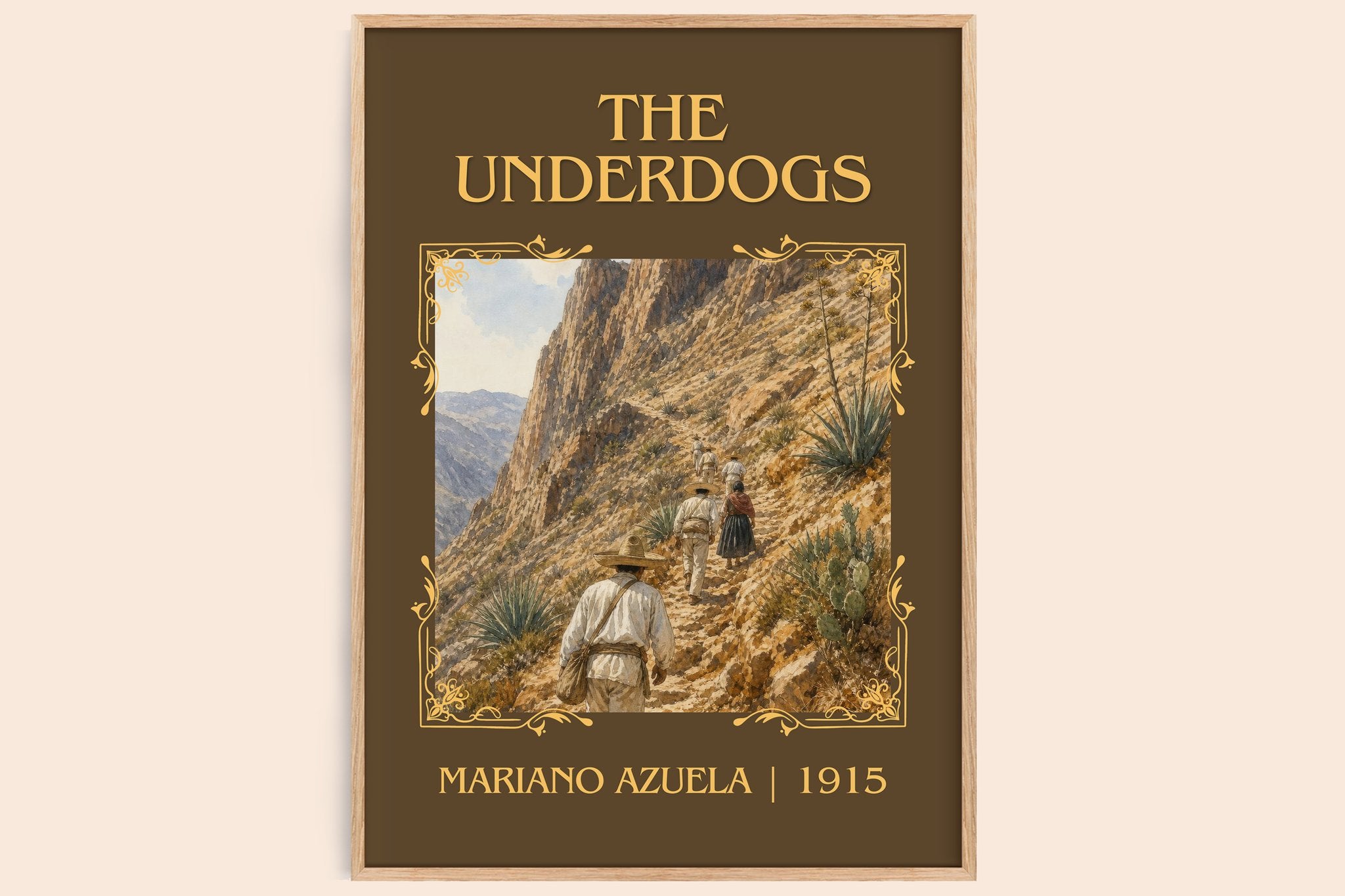 The Underdogs Classic Book Art Print by Mariano Azuela