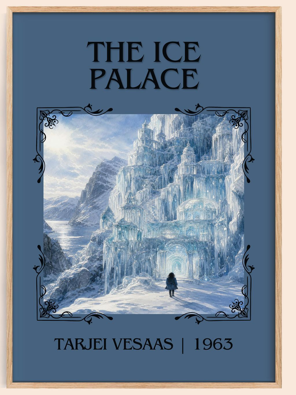 The Ice Palace Classic Book Art Print by Tarjei Vesaas – book poster