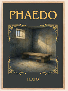 Phaedo Classic Book Art Print by Plato – book poster