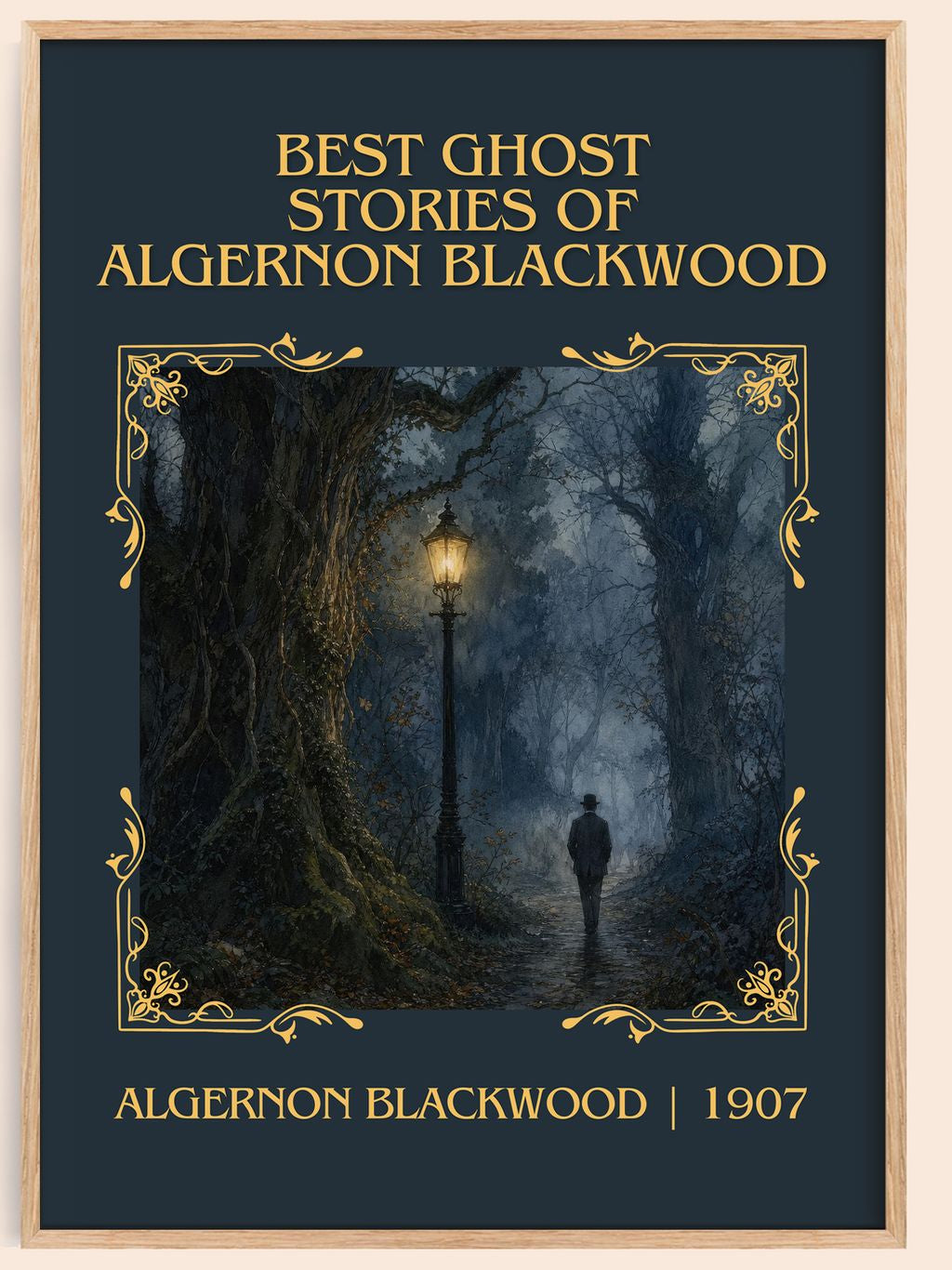 Best Ghost Stories Of Algernon Blackwood Classic Book Art Print by Algernon Blackwood – book poster