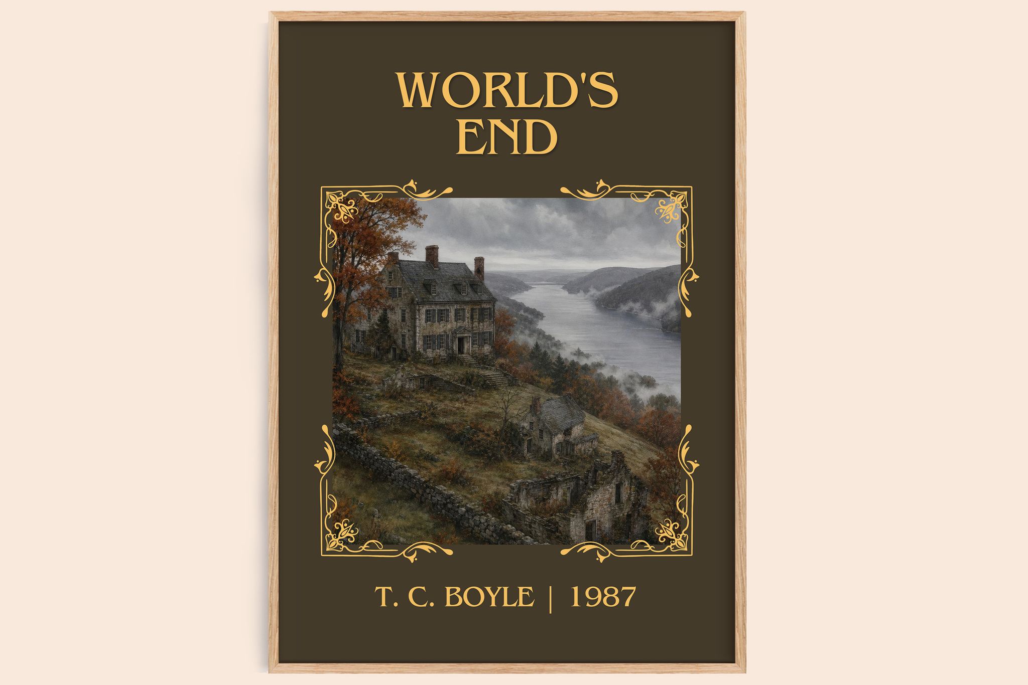 World's End Classic Book Art Print by T. C. Boyle