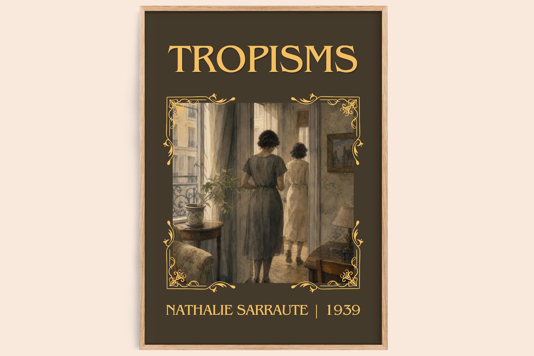 Tropisms Classic Book Art Print by Nathalie Sarraute