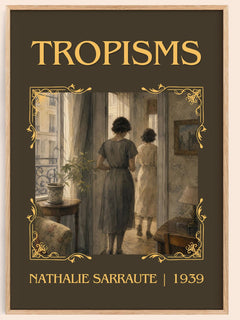Tropisms Classic Book Art Print by Nathalie Sarraute – book poster