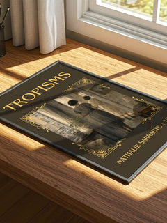 Tropisms Classic Book Art Print by Nathalie Sarraute – print on a sunlit desk