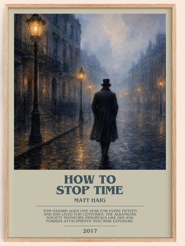 How To Stop Time Bookish Wall Art by Matt Haig