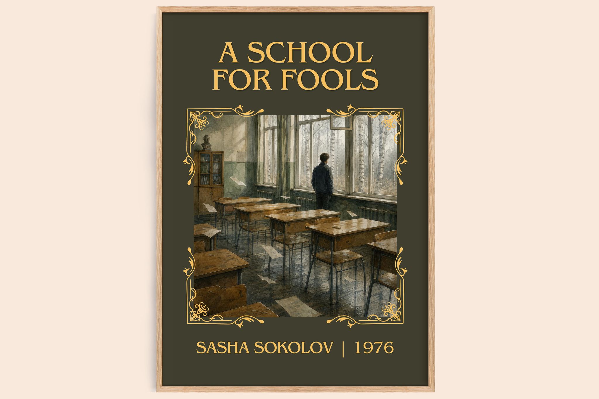 A School For Fools Classic Book Art Print by Sasha Sokolov