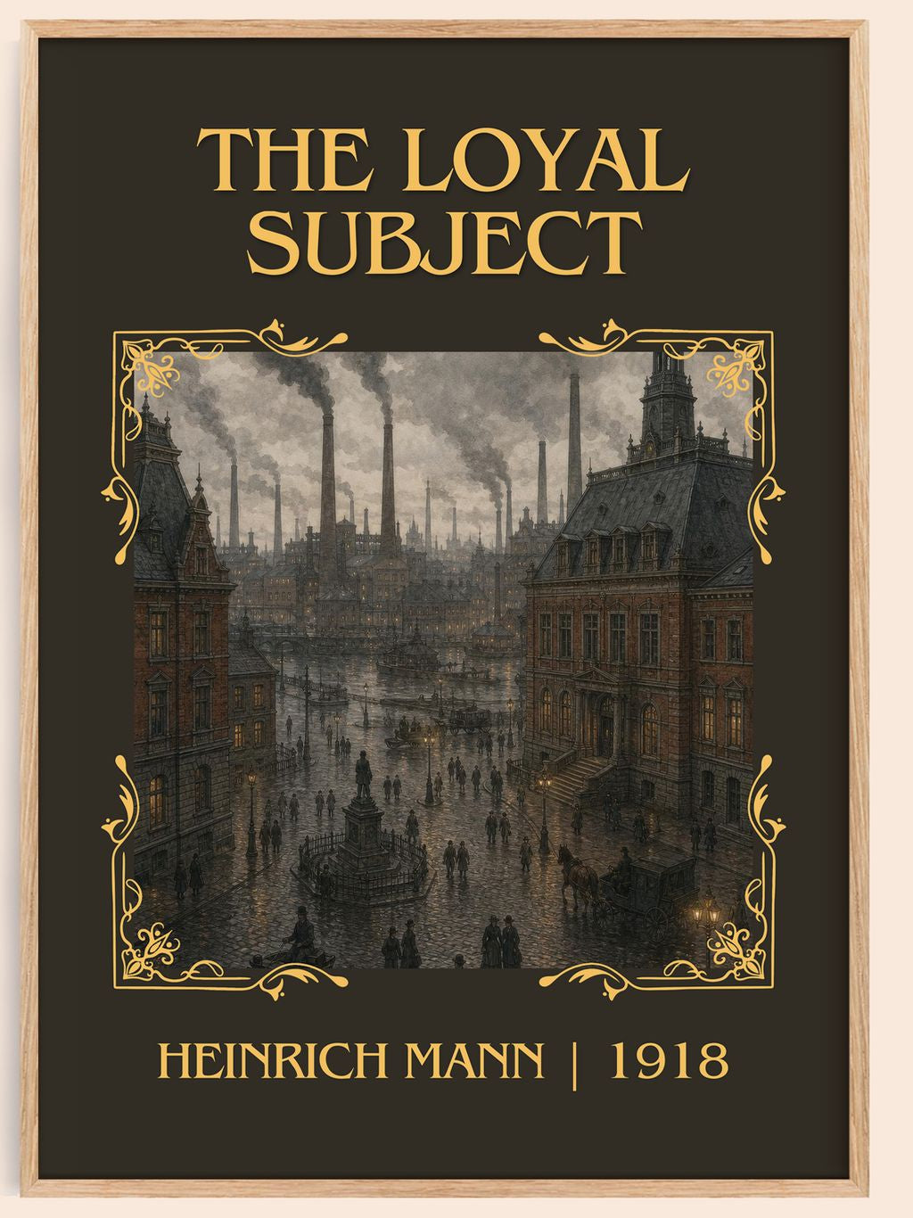 The Loyal Subject Classic Book Art Print by Heinrich Mann – book poster