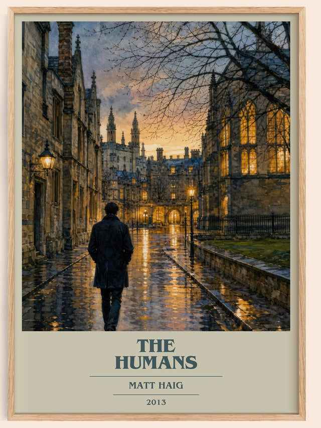 The Humans Book Cover Poster by Matt Haig