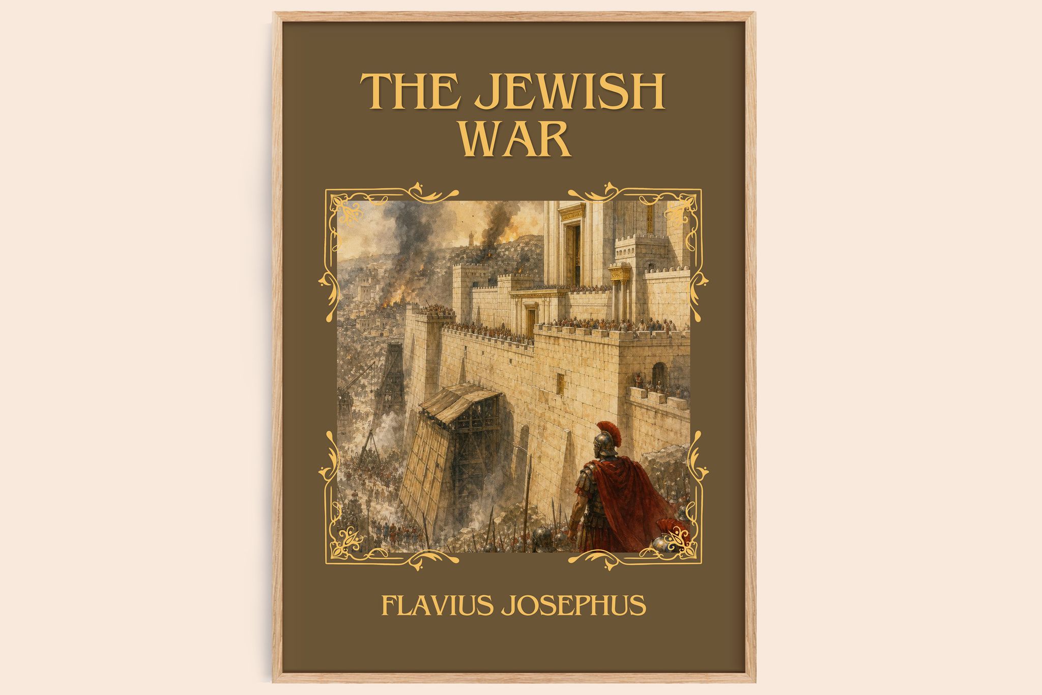 The Jewish War Classic Book Art Print by Flavius Josephus