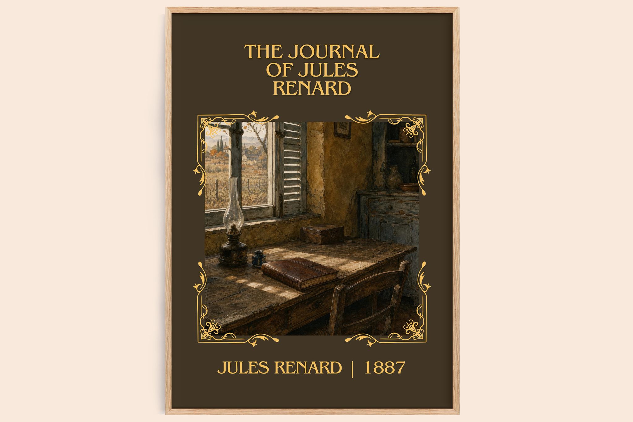 The Journal of Jules Renard Classic Book Art Print by Jules Renard