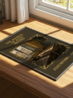 The Journal of Jules Renard Classic Book Art Print by Jules Renard – print on a sunlit desk