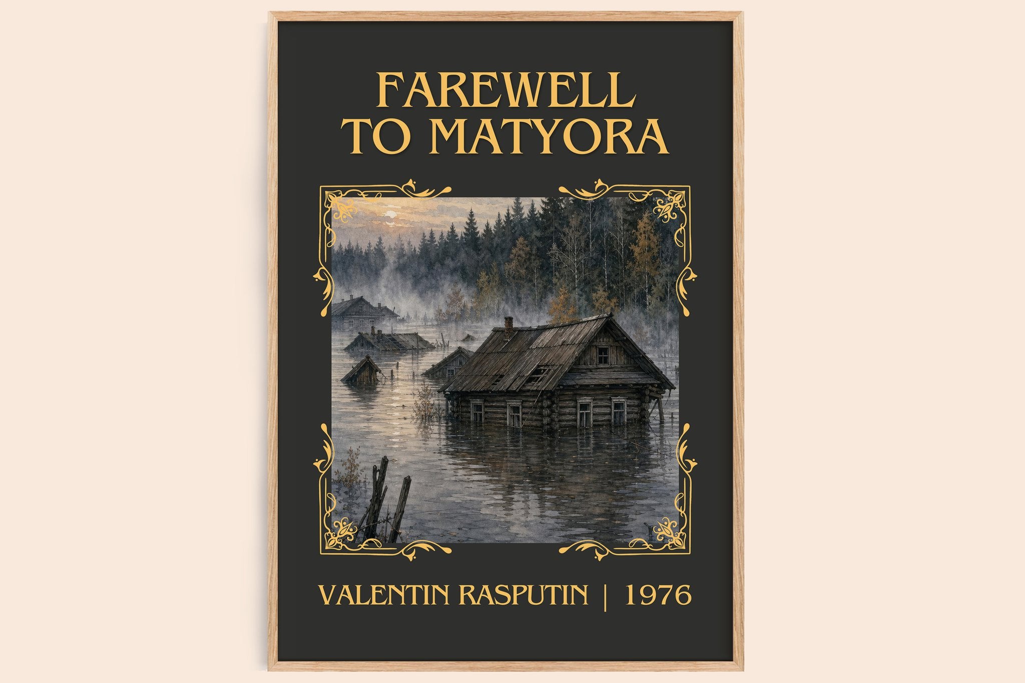 Farewell To Matyora Classic Book Art Print by Valentin Rasputin