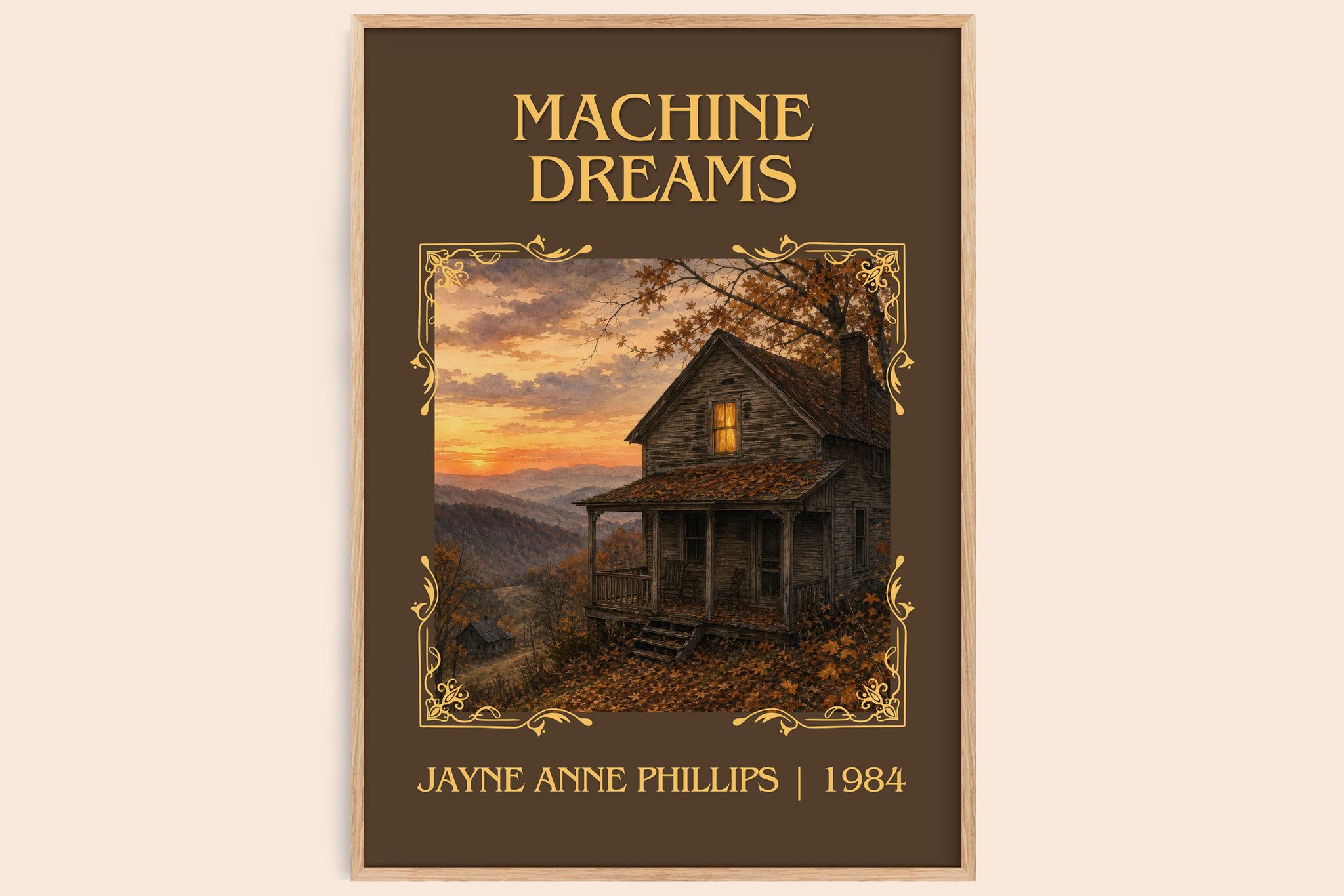 Machine Dreams Classic Book Art Print by Jayne Anne Phillips