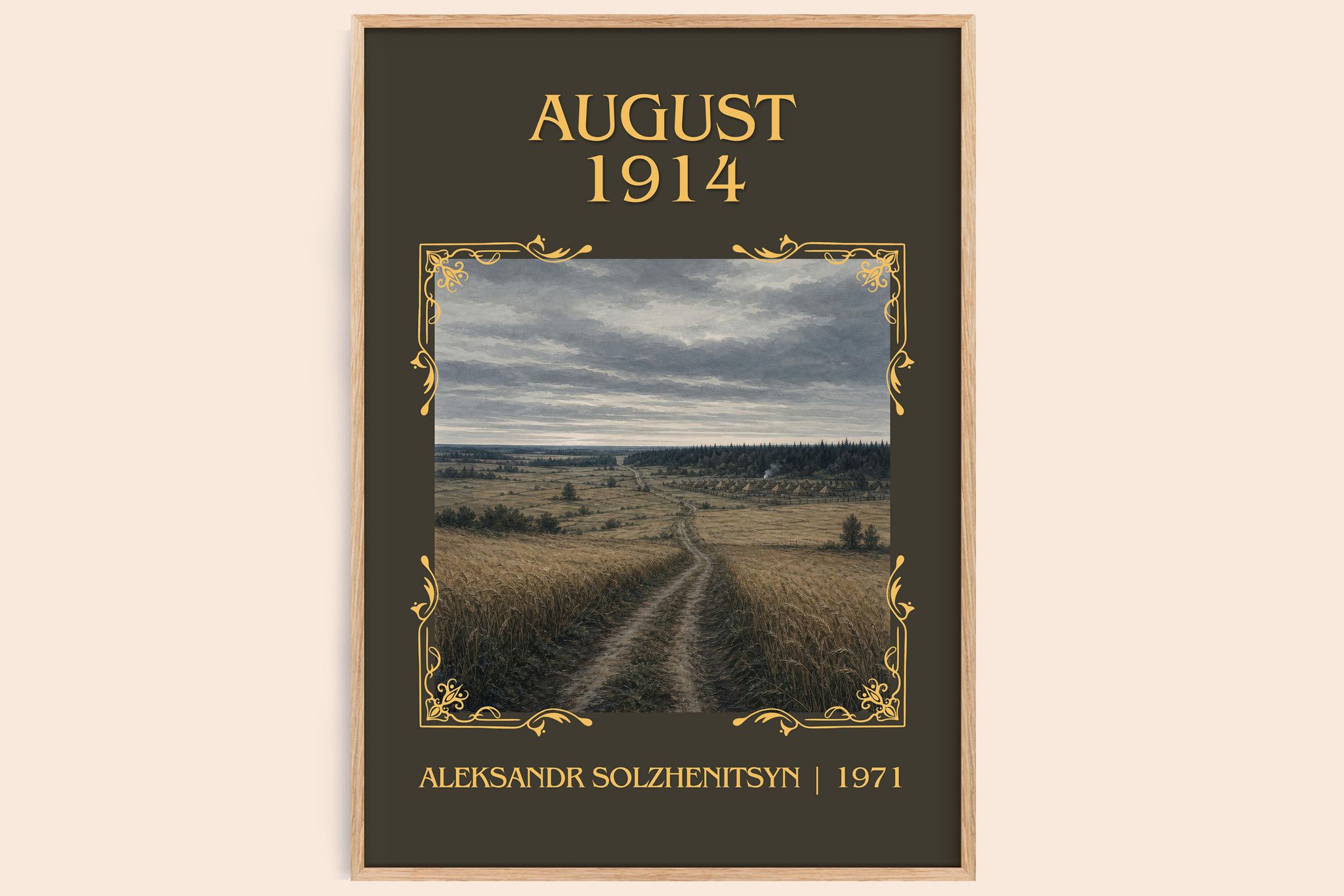 August 1914 Classic Book Art Print by Aleksandr Solzhenitsyn