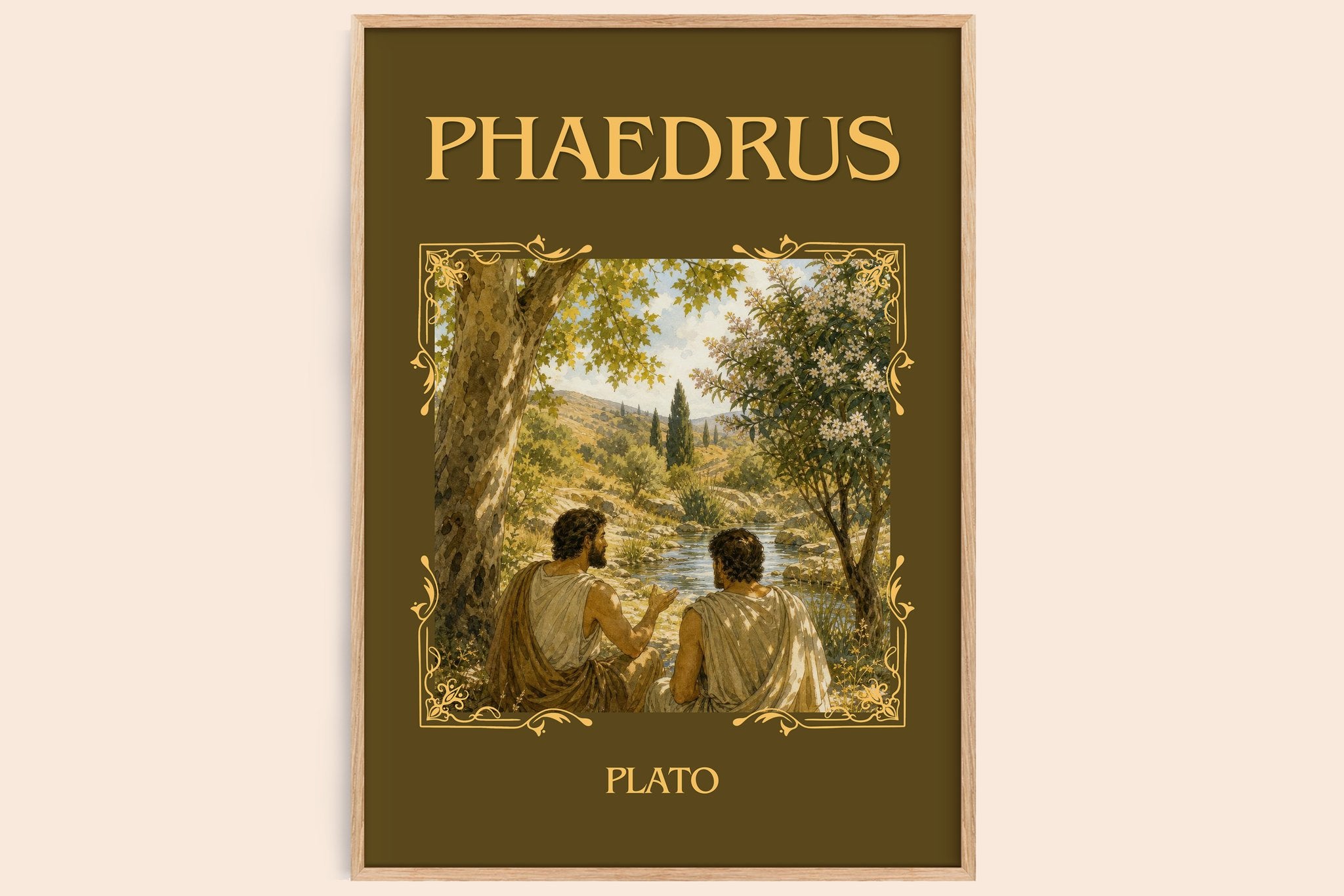 Phaedrus Classic Book Art Print by Plato